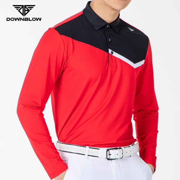 DB5003-1M 남자 골프 긴팔 티셔츠 남성 상의 기능성 쿨원단 골프웨어